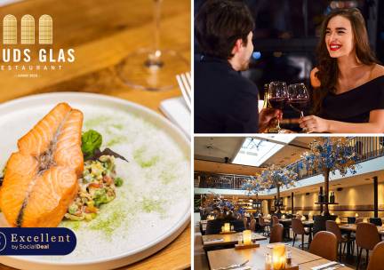 2- of 3-gangendiner Ã  la carte + evt. glas bubbels bij Gouds Glas