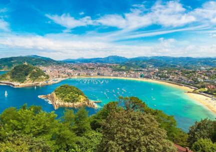 4*-Stedentrip naar San Sebastián op loopafstand van het strand incl. vlucht en ontbijt