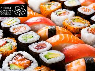 Sushibox (20, 30, 40 of 50 stuks) voor afhaal bij Rosarium Westbroekpark