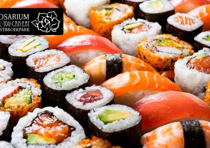 Sushibox (20, 30, 40 of 50 stuks) voor afhaal bij Rosarium Westbroekpark