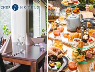 High Tea, High Wine, High Beer of High Bubbles voor 2 bij Fletcher Hotels