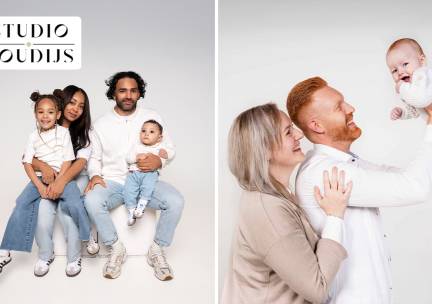 Familieshoot voor 2 tot 10 personen (20 min) + digitale foto