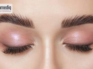 Brow lamination + evt. verven of (Koreaanse) wimperlift + verven