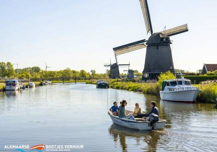 Huur een boot bij Alkmaarse Bootjes Verhuur (3 uur)