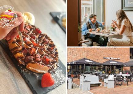 Wafel incl. bolletje ijs of crÃªpe naar keuze + warme drank