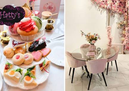 Luxe high tea (2 uur) bij âHatty's Le Pink Petit Patisserie