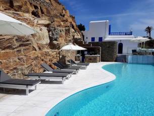 8 daagse vliegvakantie naar Mykonos Beach in megali ammos, griekenland