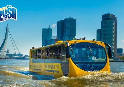 Rondvaart door Rotterdam (1 uur) met amfibiebus