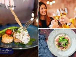 Italiaans 4-gangendiner van de chef bij La Rondine