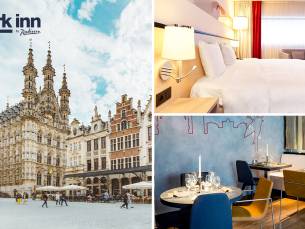 Overnachting(en) voor 2 + ontbijt + late check-out in hartje Leuven