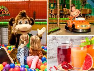 Entree kinderspeelpaleis + ranja bij KidsPlaza kinderspeelpaleis