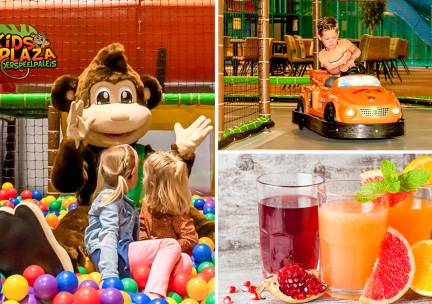 Entree kinderspeelpaleis + ranja bij KidsPlaza kinderspeelpaleis