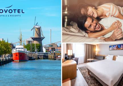 Luxe overnachting voor 2 + ontbijt in Schiedam