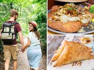 Compleet wandelarrangement incl. koffie/thee + appelflap en een lunchgerecht