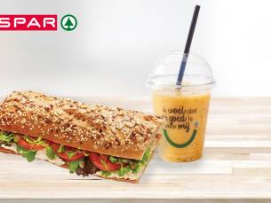 Belegd broodje + sapje of smoothie bij SPAR Oud Vossemeer