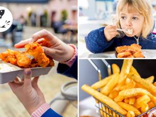 Compleet kibbelingmenu incl. friet + saus + frisdrank