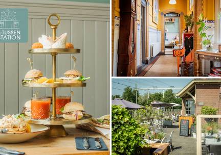 Luxe high tea (2 uur) bij Het Tussenstation