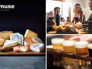 Kaasproeverij + 2 dranken naar keuze bij Fromagerie L`Amuse