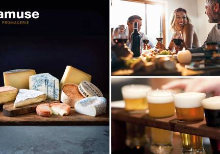 Kaasproeverij + 2 dranken naar keuze bij Fromagerie L`Amuse