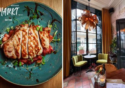 3-gangendiner à la carte bij Brasserie De Markt