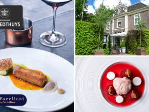 10-gangenlunch of -diner bij sterrenrestaurant 't Raedthuys