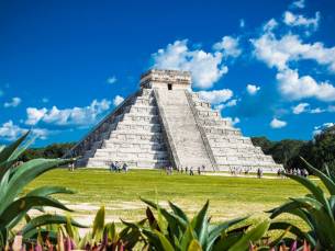 Maya-cultuur en Strand van Yucat&aacute;n