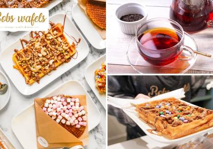High waffle (1,5 uur) incl. onbeperkt thee bij Bobs Wafels in Groningen