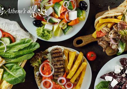 Griekse mixed grill bij Athene's Olijf in hartje Delft
