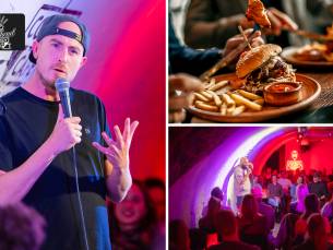 Entree comedy + evt. 2-gangen keuzediner in Amsterdam-Zuid