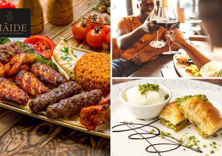 Turks 3-gangen keuzediner of 5-gangen shared dining-kerstdiner + karaf wijn in hartje Tilburg