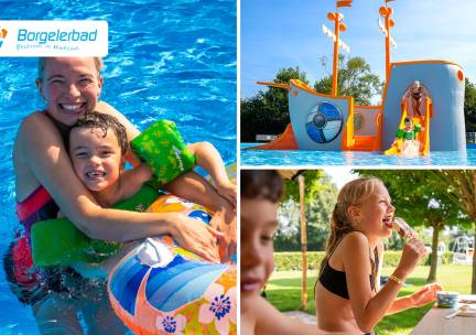 Entree buitenbad van Borgelerbad + ijsje naar keuze