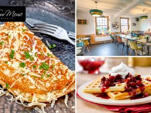 2-gangen pannenkoekenlunch of -diner bij Sur Meuse