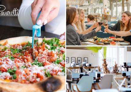 2- of 3-gangen keuzediner bij Pavarotti in Leiden