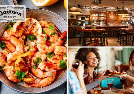 3-gangendiner Ã  la carte bij Grand Cafe Quignon