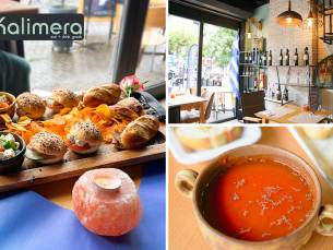 Grieks lunchplateau bij Kalimera Uden