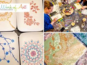 Creative workshop naar keuze (2 of 3 uur) + materiaal + koffie/thee + lekkernij