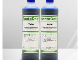 BactoDes-Toilet biologischer Geruchsentferner f&uuml;r Campingtoiletten 2x1L Set