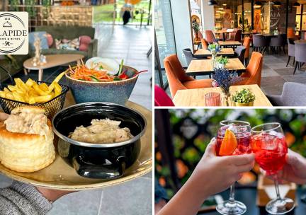 All-You-Can-Eat à la carte (2,5 uur, 40 gerechten) + cocktail of mocktail naar keuze bij A LAPIDE