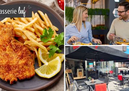 3-gangen keuzediner bij Brasserie Leef
