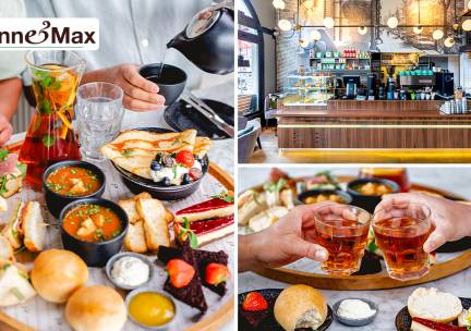 High tea incl. onbeperkt thee bij Anne&Max Amsterdam Zuid