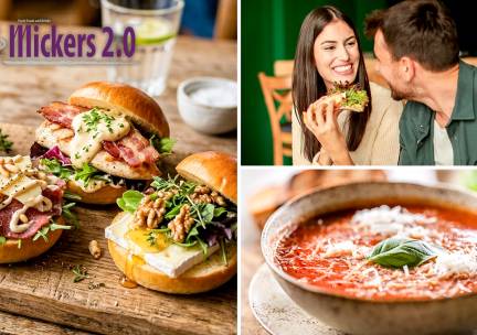 2-gangen lunchproeverij bij Mickers 2.0