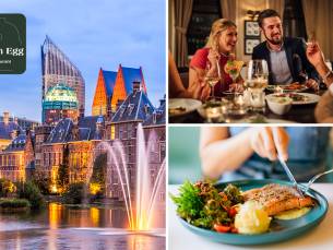 3-gangen keuzediner bij Green Egg Restaurant