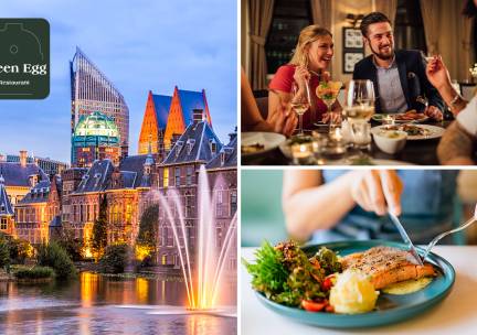 3-gangen keuzediner bij Green Egg Restaurant