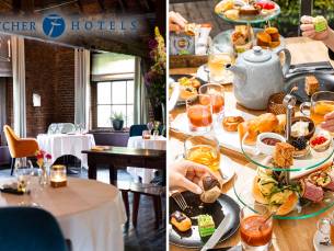 High Tea, High Wine, High Beer of High Bubbles voor 2 bij Fletcher Hotels