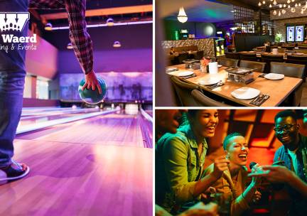 Bowlen (1 uur) + steengrillen of karaoke en/of bittergarnituur bij De Waerd Bowling & Events