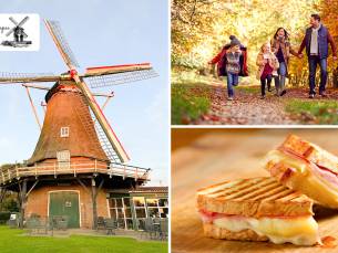 Borrelplank + drankje Ã³f wandelarrangement incl. 2-gangenlunch en meer + toegang molen