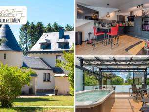 1 of 2 overnachtingen voor 2 tot 8 personen + een fles champagne in de Ardennen