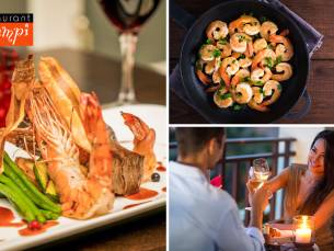 3-gangendiner Ã  la carte bij Scampi Haarlem