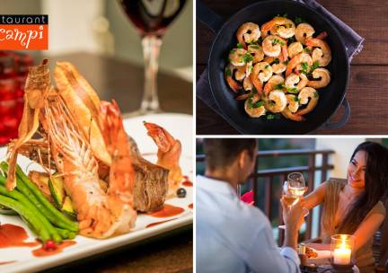 3-gangendiner Ã  la carte bij Scampi Haarlem