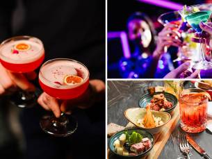 Cocktailfeest bij jou thuis + Spaanse hapjes of sushi (2,5 uur)